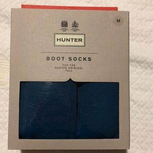 NIB Hunter Original Tall Ocean Blue Boot Socks